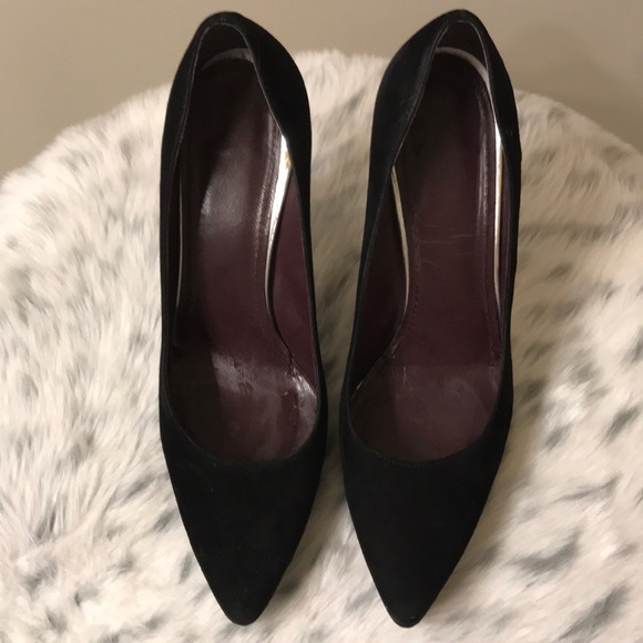 Stuart Weitzman black suede heels - Picture 3 of 12
